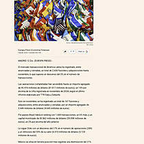 El mercado transaccional de Am�rica Latina moviliza un 13% m�s de capital hasta noviembre, seg�n TTR Data